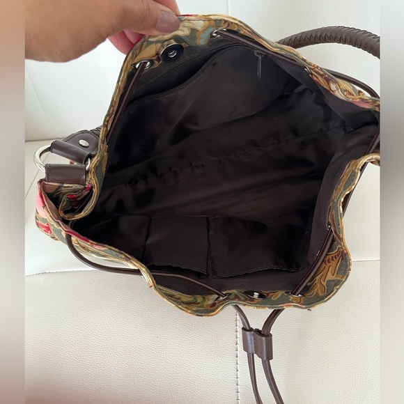 Longaberger shoulder bag bucket drawstring bag - Picture 8 of 12